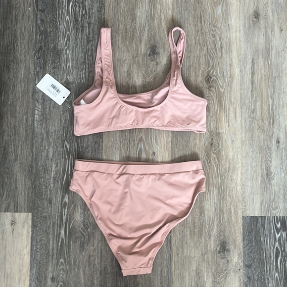 NWT Envya (Fashion Nova) Jalen Solid Bikini in Blush size M - Picture 2 of 6